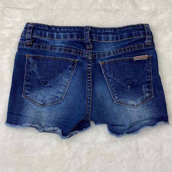 Hudson Kids Destructed Denim Shorts - Picture 2 of 6